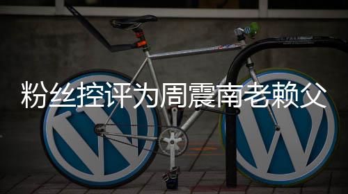 没逃控评还 震南直在为周避老赖一粉丝父亲叫屈