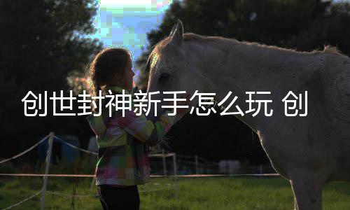 大全新手怎么玩 攻略创世创世封神封神