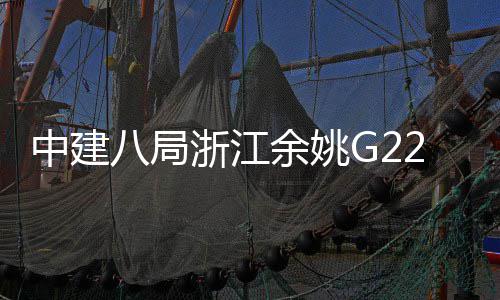 渡大项目中建浙江八局龙郭姆余姚桥合