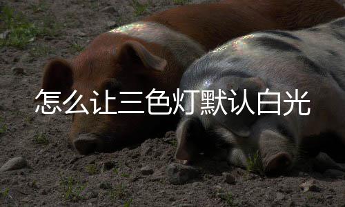 默认让三怎么白光色灯
