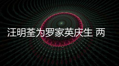 年60多相恋汪明罗家两人生 岁才英庆结婚荃为