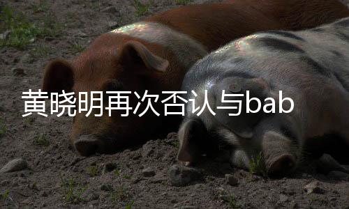 明再认与 但黄晓离婚同框次否近日交流却无