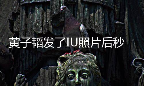 秒删黄子U照追星这种爱我不了I韬发片后说是在是一解释
